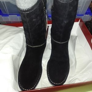 Black seude Boots